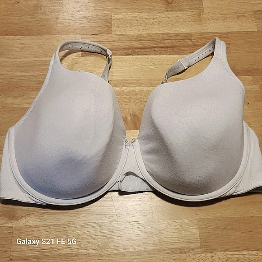 44 DDD Cacique lightly lined t-shirt underwire White bra